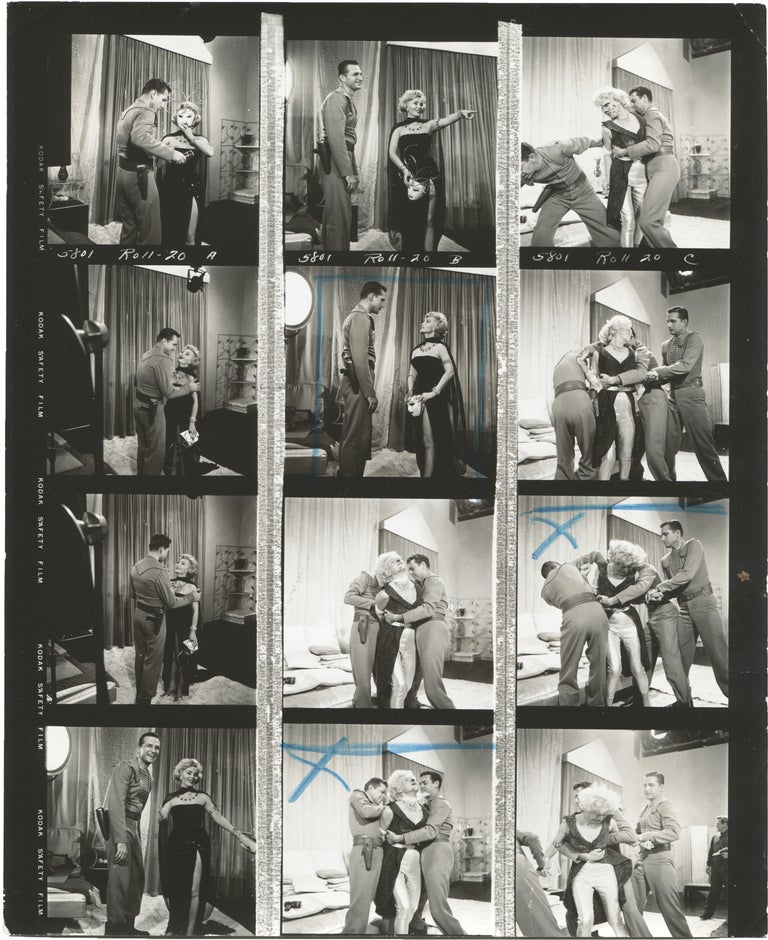 Book #148889] Queen of Outer Space (Three original contact sheets from the 1958 film). Edward...
