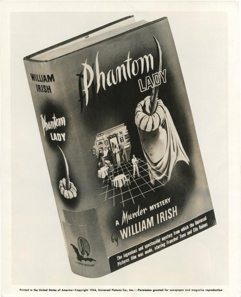 Book #148958] Phantom Lady (Original photograph of the 1942 novel, made for the 1944 film)....