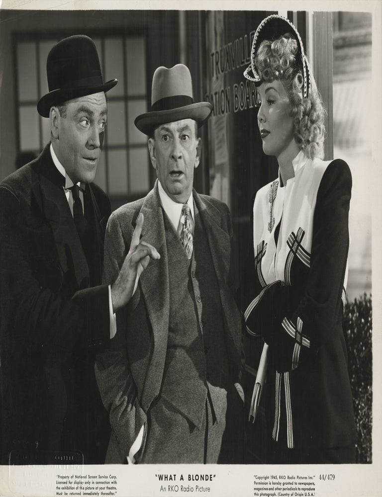 Book #148966] What a Blonde (Original photograph from the 1945 film). Leslie Goodwins, Charles...