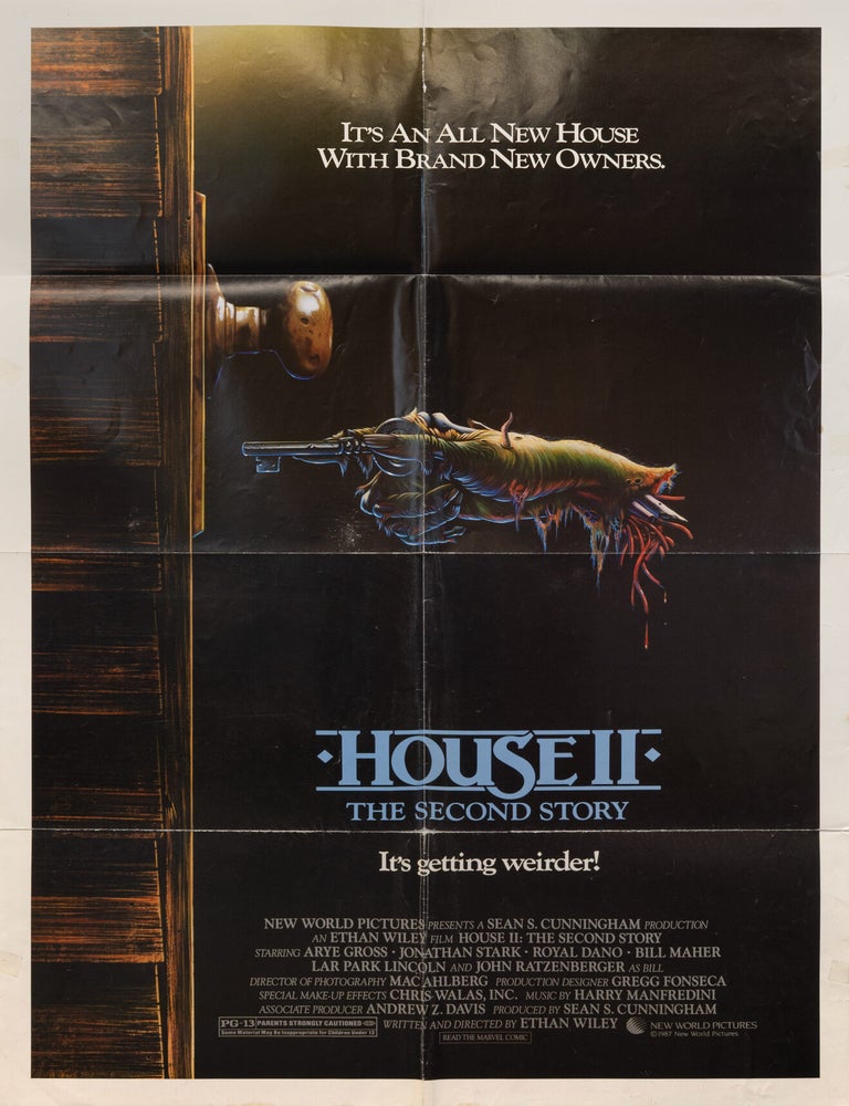 Book #148979] House II: The Second Story (Original poster for the 1987 film). Ethan Wiley,...