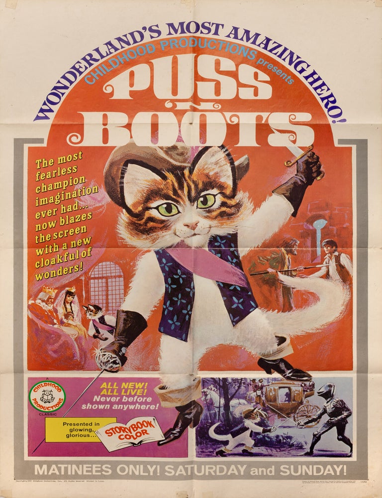 Puss 'n Boots (Original poster from the US release of the 1955 German film
