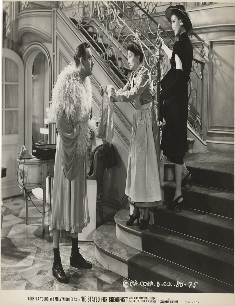 Book #148990] He Stayed for Breakfast (Original photograph from the 1940 film). Alexander Hall,...