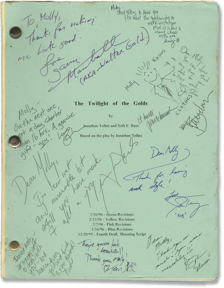 Book #149018] Twilight of the Golds (Original screenplay for the 1997 television film, signed by...