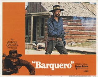 Book #149118] Barquero (Collection of eight original color lobby cards from the 1970 film)....