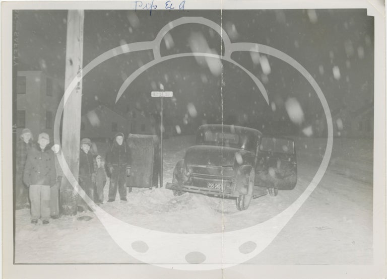 Archive of 59 original photographs of automobile accidents in the Minneapolis-St. Paul area, circa 1930s-1940s