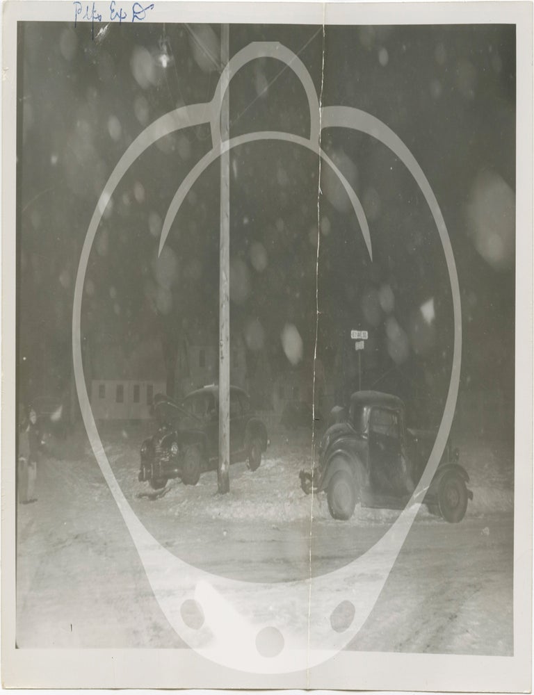 Archive of 59 original photographs of automobile accidents in the Minneapolis-St. Paul area, circa 1930s-1940s