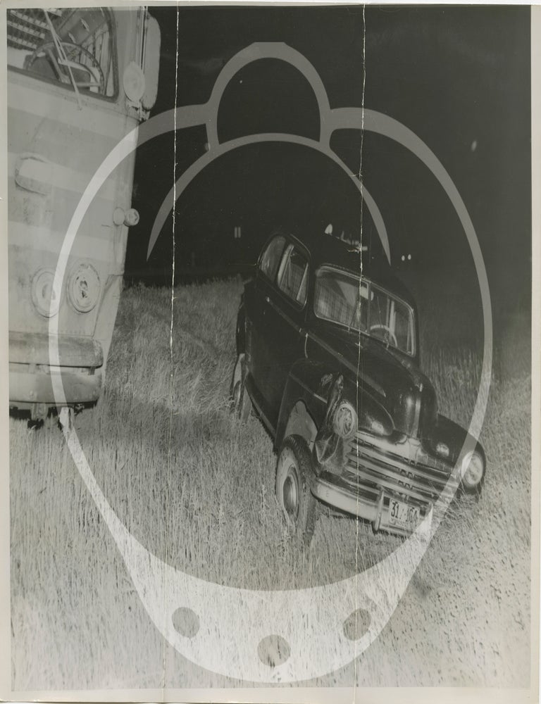 Archive of 59 original photographs of automobile accidents in the Minneapolis-St. Paul area, circa 1930s-1940s
