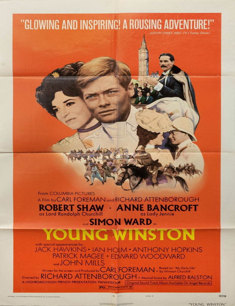 Book #149278] Young Winston (Original poster for the 1972 film). Richard Attenborough, Winston...