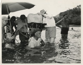 Book #149312] Beyond Mombasa (Original photograph of George Marshall, Freddie Young, and crew...