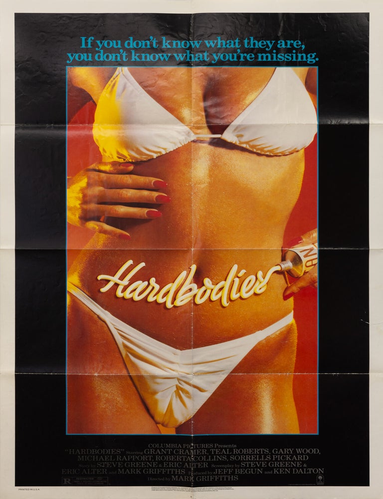 Book #149316] Hardbodies (Original poster for the 1984 film). Mark Griffiths, Eric Alter Steve...
