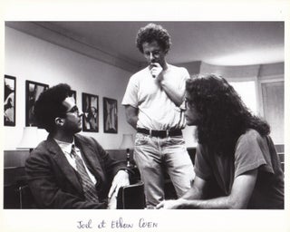 Book #149341] Barton Fink (Original photograph of John Turturro and the Coen brothers on the set...