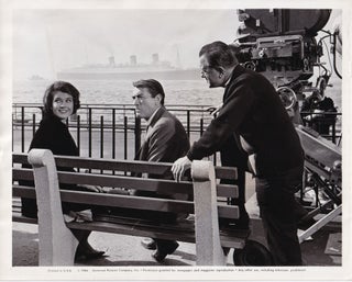 Book #149396] Mirage (Original photograph of Edward Dmytryk with Gregory Peck and Diane Baker...