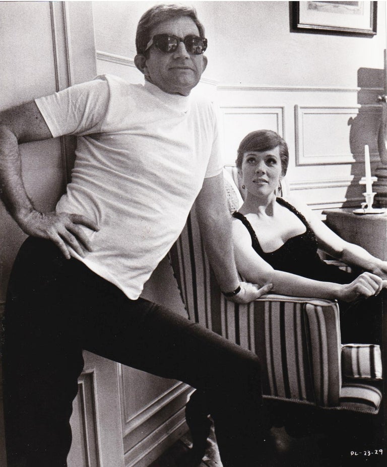 [Book #149408] Original photograph of Julie Andrews and Blake Edwards on the set of Darling Lili, 1970. Blake Edwards Julie Andrews, subjects.