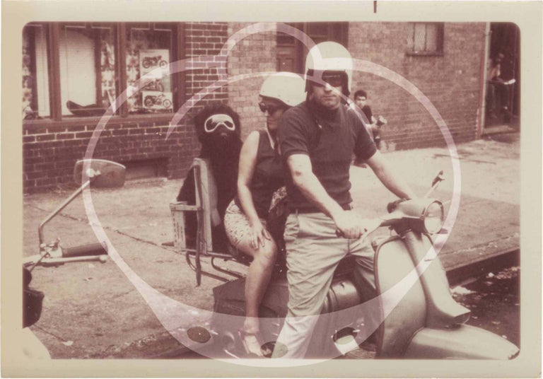 Archive of 42 original vernacular photographs of the Camrod motorcycle shop, 1967