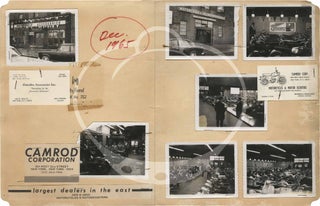 Archive of 42 original vernacular photographs of the Camrod motorcycle shop, 1967