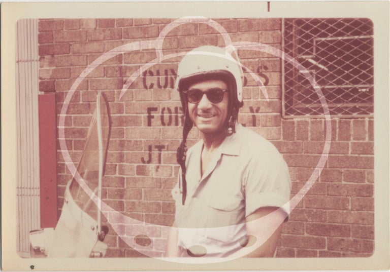 Archive of 42 original vernacular photographs of the Camrod motorcycle shop, 1967