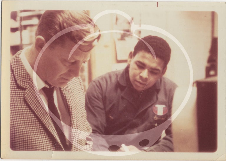 Archive of 42 original vernacular photographs of the Camrod motorcycle shop, 1967