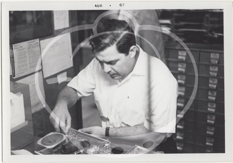 Archive of 42 original vernacular photographs of the Camrod motorcycle shop, 1967