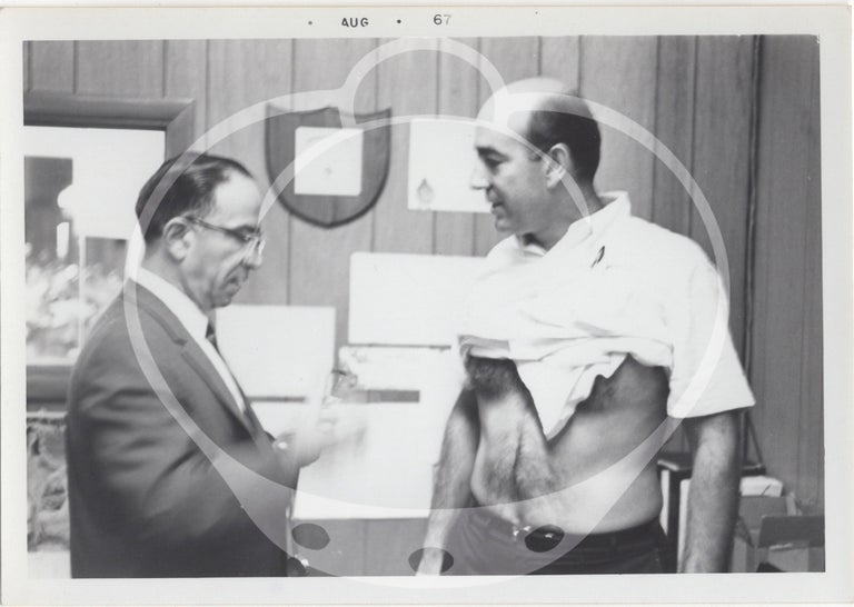 Archive of 42 original vernacular photographs of the Camrod motorcycle shop, 1967