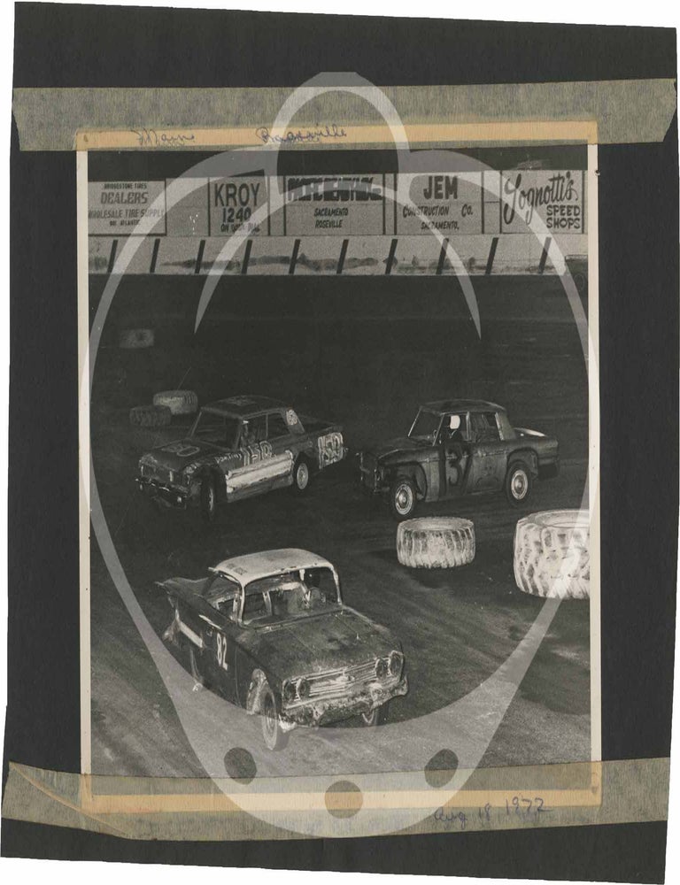 Archive of original photographs of stock car race car driver Don Darling, 1972-1974