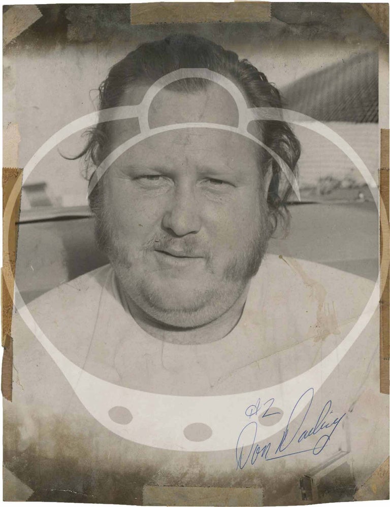 Archive of original photographs of stock car race car driver Don Darling, 1972-1974