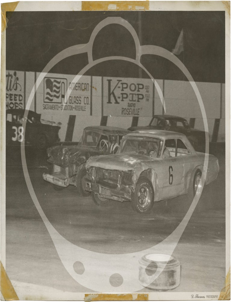 Archive of original photographs of stock car race car driver Don Darling, 1972-1974