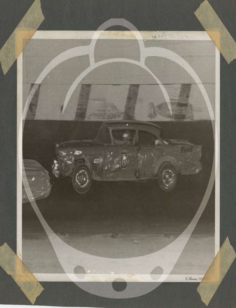 Archive of original photographs of stock car race car driver Don Darling, 1972-1974