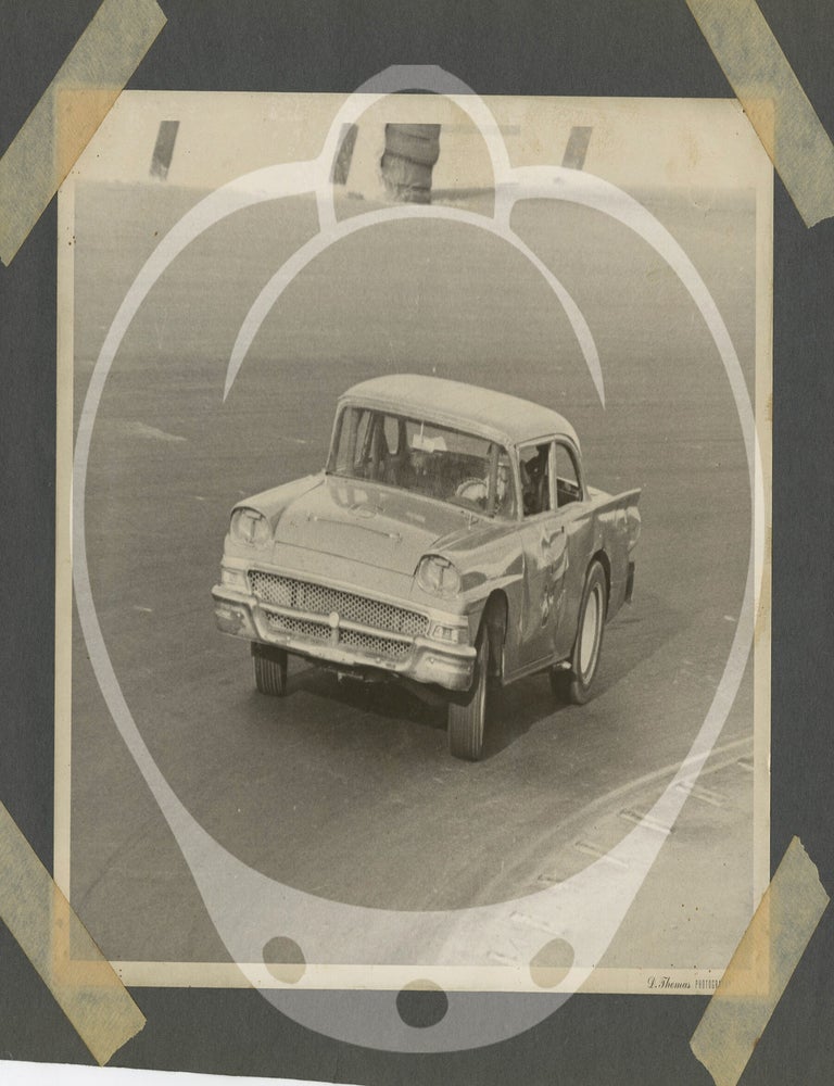 Archive of original photographs of stock car race car driver Don Darling, 1972-1974