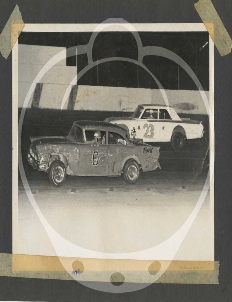 Archive of original photographs of stock car race car driver Don Darling, 1972-1974