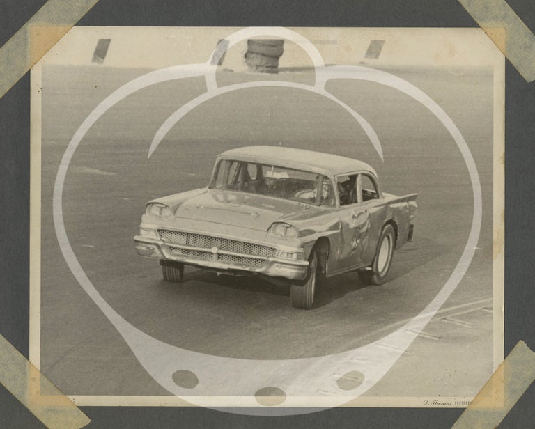Archive of original photographs of stock car race car driver Don Darling, 1972-1974