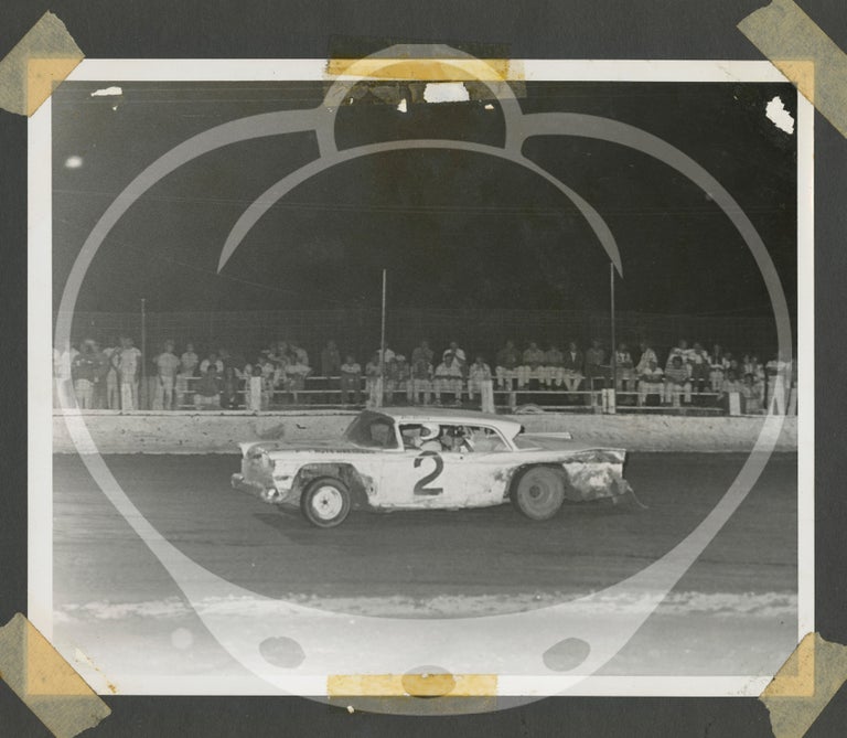 Archive of original photographs of stock car race car driver Don Darling, 1972-1974