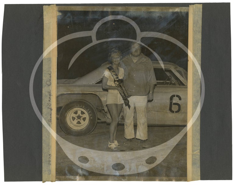 Archive of original photographs of stock car race car driver Don Darling, 1972-1974