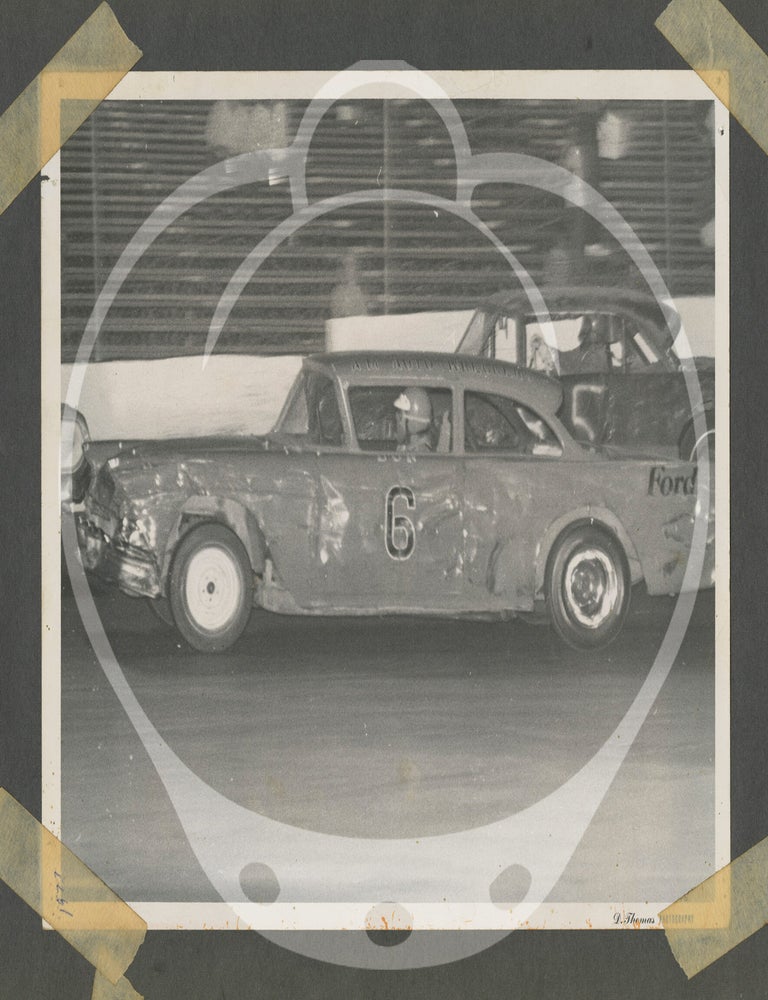Archive of original photographs of stock car race car driver Don Darling, 1972-1974