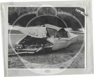 Archive of 48 original photographs of car accident scenes, 1961-1968
