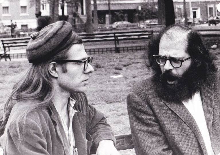 [Book #149456] Original photograph of Allen Ginsberg and Peter Orlovsky, circa 1968. Allen Ginsberg, Peter Orlovsky, subject.