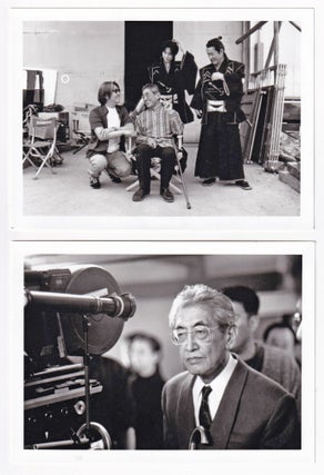 Book #149513] Taboo [Gohatto] (Two original photographs of Nagisa Oshima on the set of the 1999...