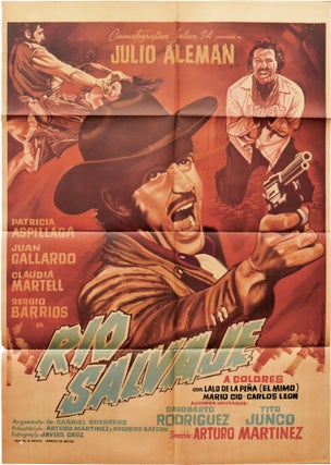 Book #149549] Rio Salvaje (Original poster for the 1971 film). Arturo Martinez, Gabriel Guerro...
