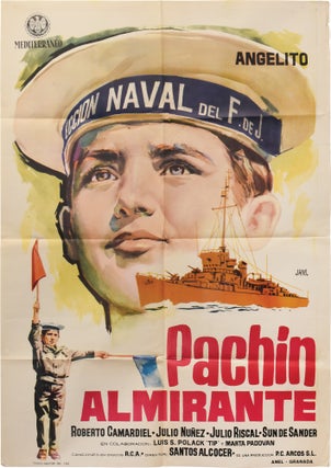 Book #149567] Panchin almirante (Original poster for the 1961 film). Santos Alcocer, Jose...