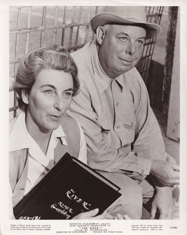 Book #149591] The River (Original photograph of Jean Renoir and Rumer Godden on the set of the...