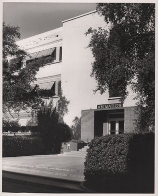 Book #149598] Original photograph of Walt Disney Studios' Animation Building, circa 1950s. Walt...