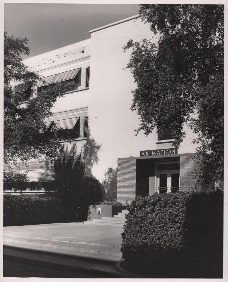 [Book #149598] Original photograph of Walt Disney Studios' Animation Building, circa 1950s. Walt Disney Studios.