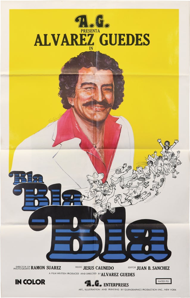 Book #149613] Bla Bla Bla (Original poster for the 1979 film). Guillermo Alvarez Guedes, Ruben...