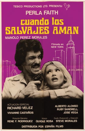 Book #149619] Cuando los salvajes aman [When the Savages Love] (Two original posters for the...