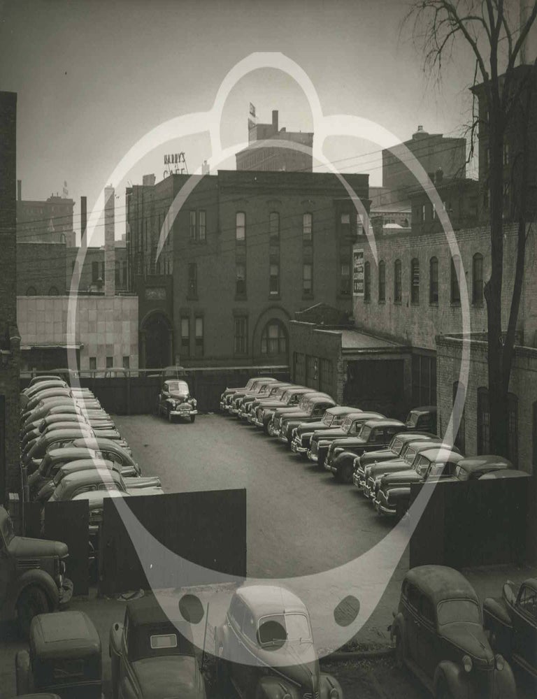 Archive of 20 oversize photographs of Buick auto dealerships, circa 1940s