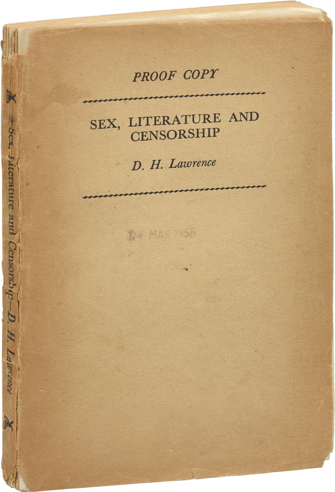 Sex, Literature, and Censorship | D. H., Lawrence Harry T. Moore