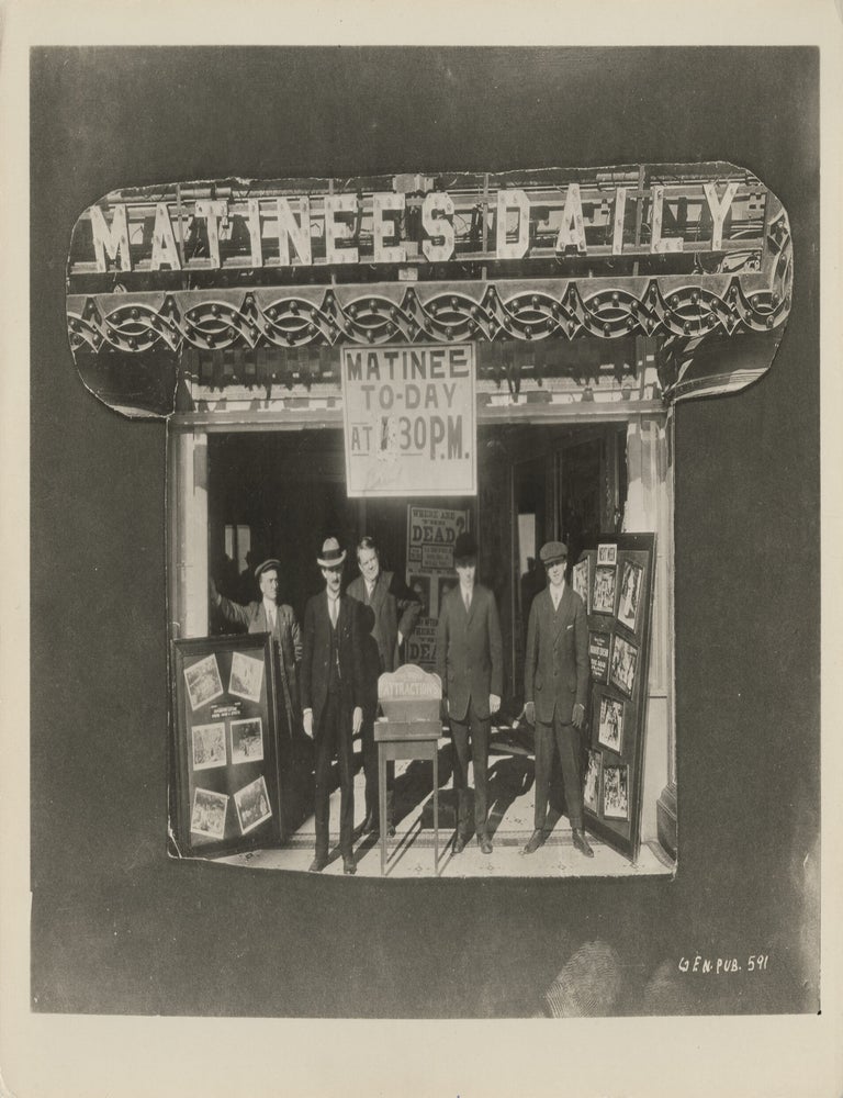 Original photograph of Jack and Sam Warner in Atlantic City, circa 1905