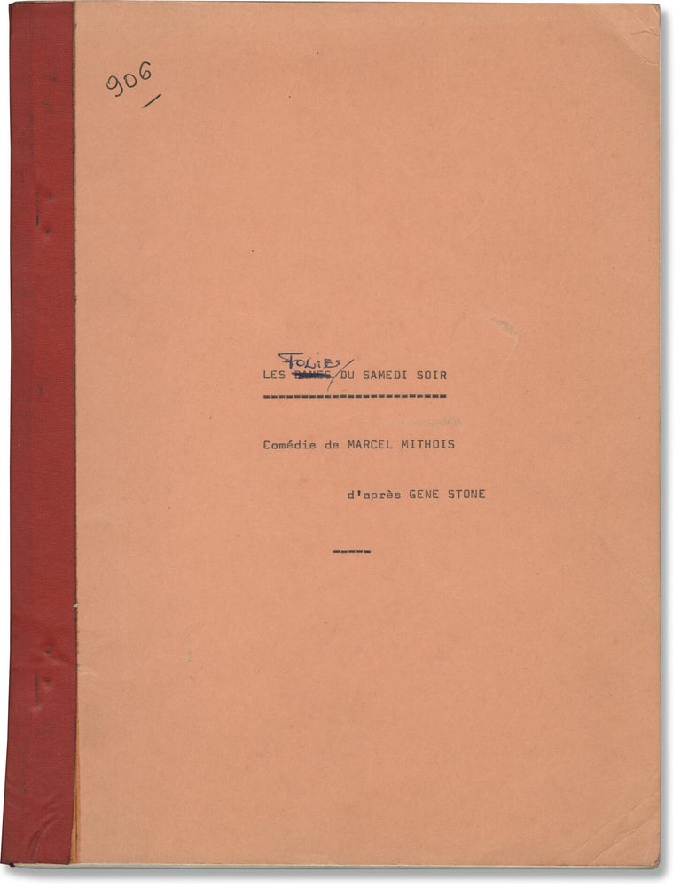 Les Folies du Samedi Soir [Saturday Night Follies] (Vintage script for the circa 1978 play