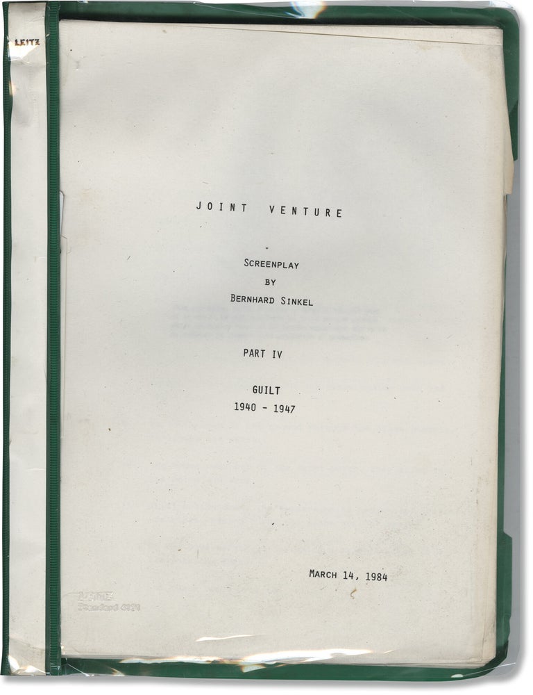 Fathers and Sons: Of Honor and Conscience [Joint Venture: Part IV: Guilt 1940-1947] (Original...