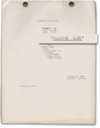 Book #149853] Phantom Lady (Original post-production script for the 1944 film). Robert Siodmak,...