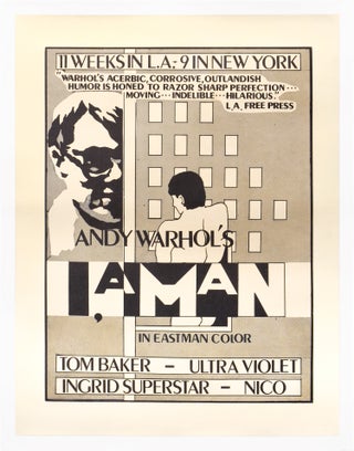 Book #149896] I, a Man (Original poster for the 1967 film). Andy Warhol, Nico Paul Morrissey Tom...